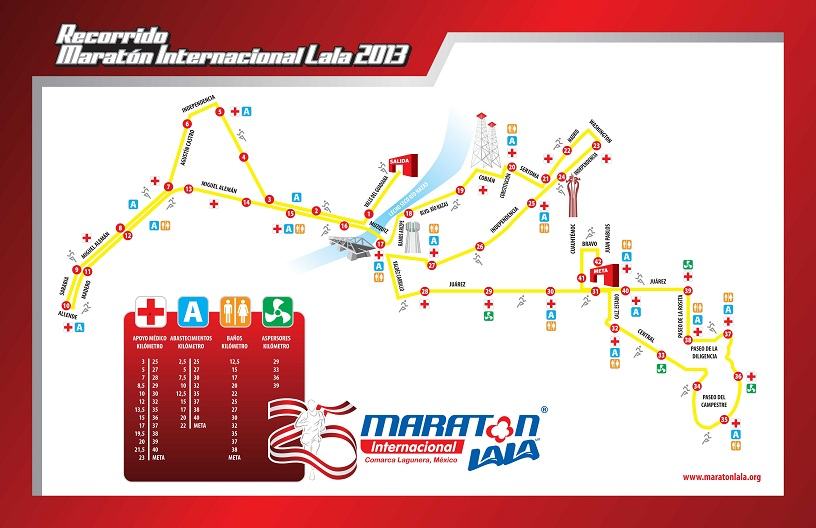 Mapa Maraton Lala