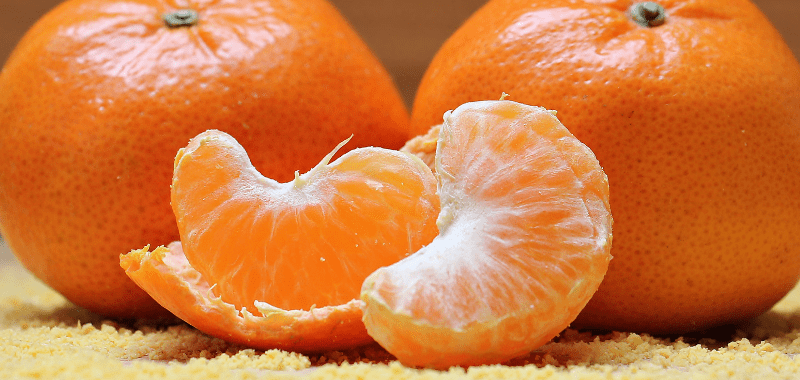 Mandarinas fibra