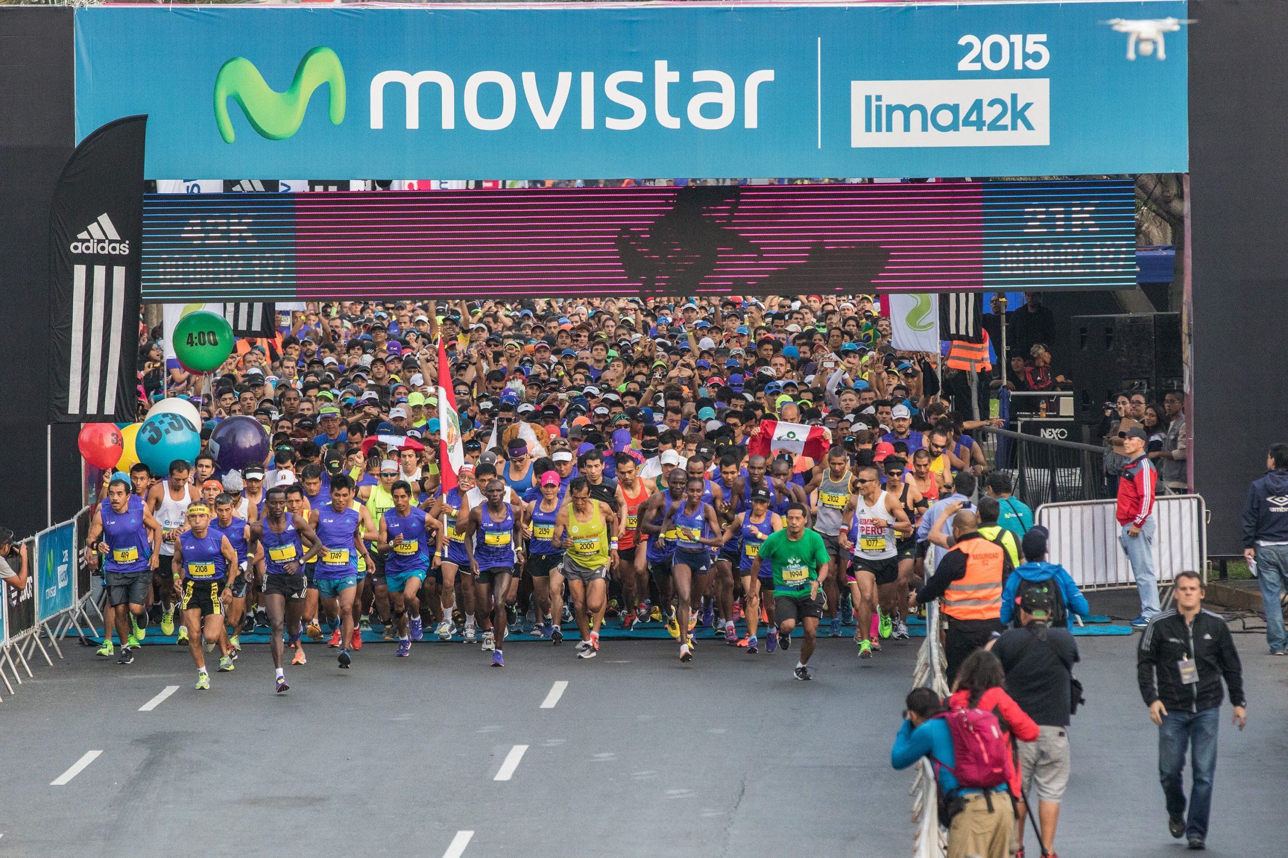 La energía de apoderó de 12,500 corredores en Lima 42k
