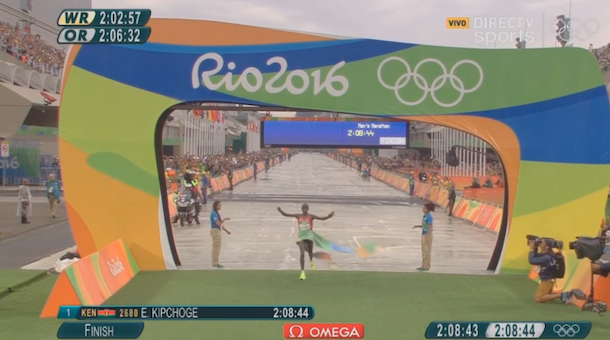 El keniano Kipchoge gana maratón Rio 2016