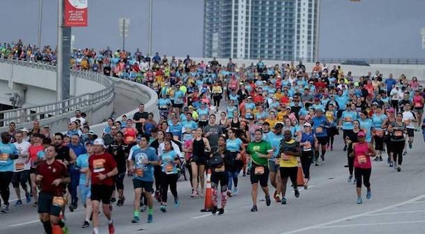 Maratón de Miami 2018 recibió a más de 20 mil runners