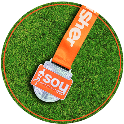 medalla naranja carrera virtual no competitiva soymaratonista