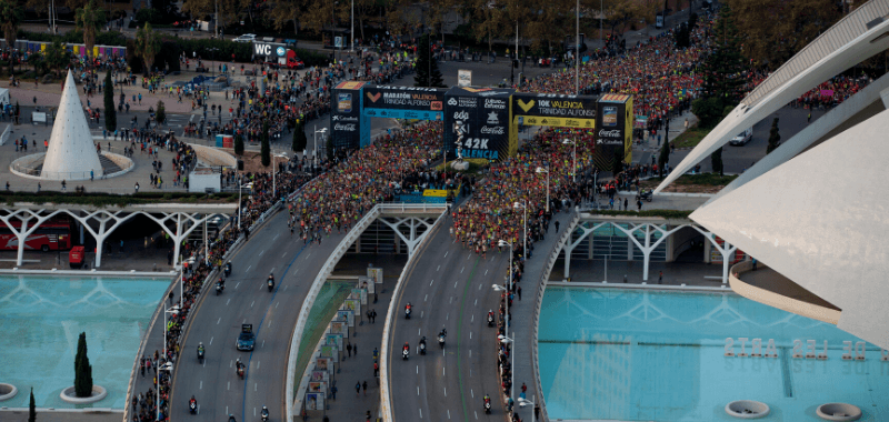 Maratón Valencia bate su propio récord de finishers con más de 21.600 llegados a meta