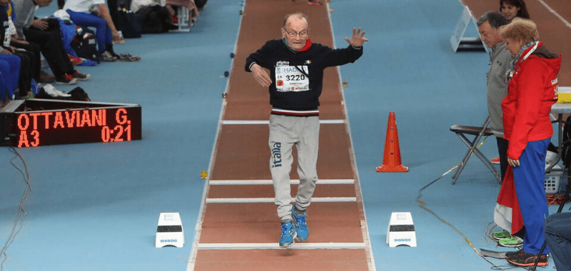 Giuseppe Ottaviani, atleta italiano, fallece a sus 104 años