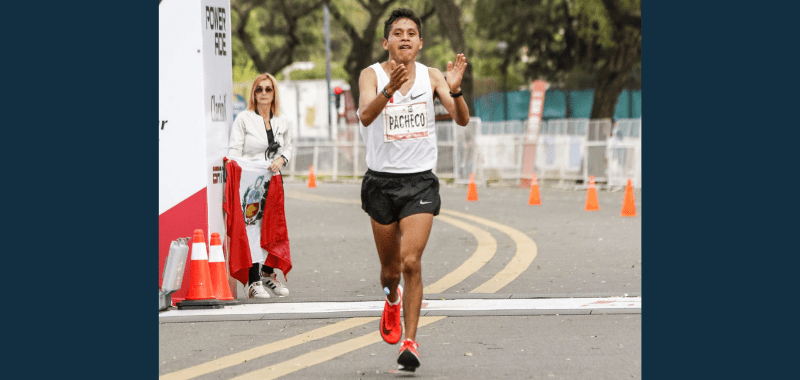 El maratonista peruano Christian Pacheco