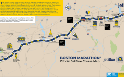 Ruta del Maratón de Boston 2024
