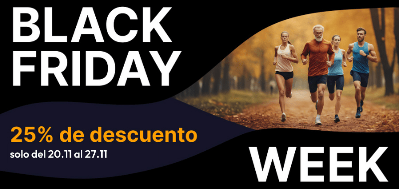 oferta de black friday para corredores, planes de entrenamiento