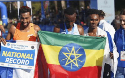 El etíope Deresa Geleta impone récord en el Zurich Maratón de Sevilla 2024