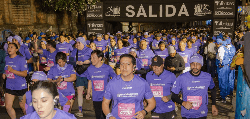 Ruta de las Iglesias Carrera 10 K nocturna Ecuador