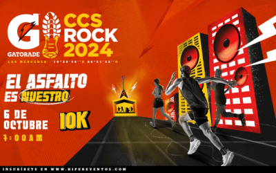 Calculadora de pasos y pronóstico de tiempo Gatorade Caracas Rock 10K 2024