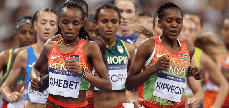 Chebet gana la final de los 5.000 metros en su debut