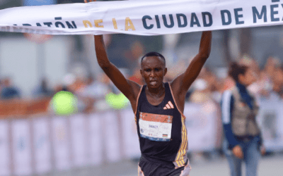 Kiptoo revalida título en el Maratón CdMx Telcel 2024