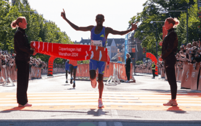 Sabastian Sawe  nuevo récord en Media Maratón de Copenhague 2024