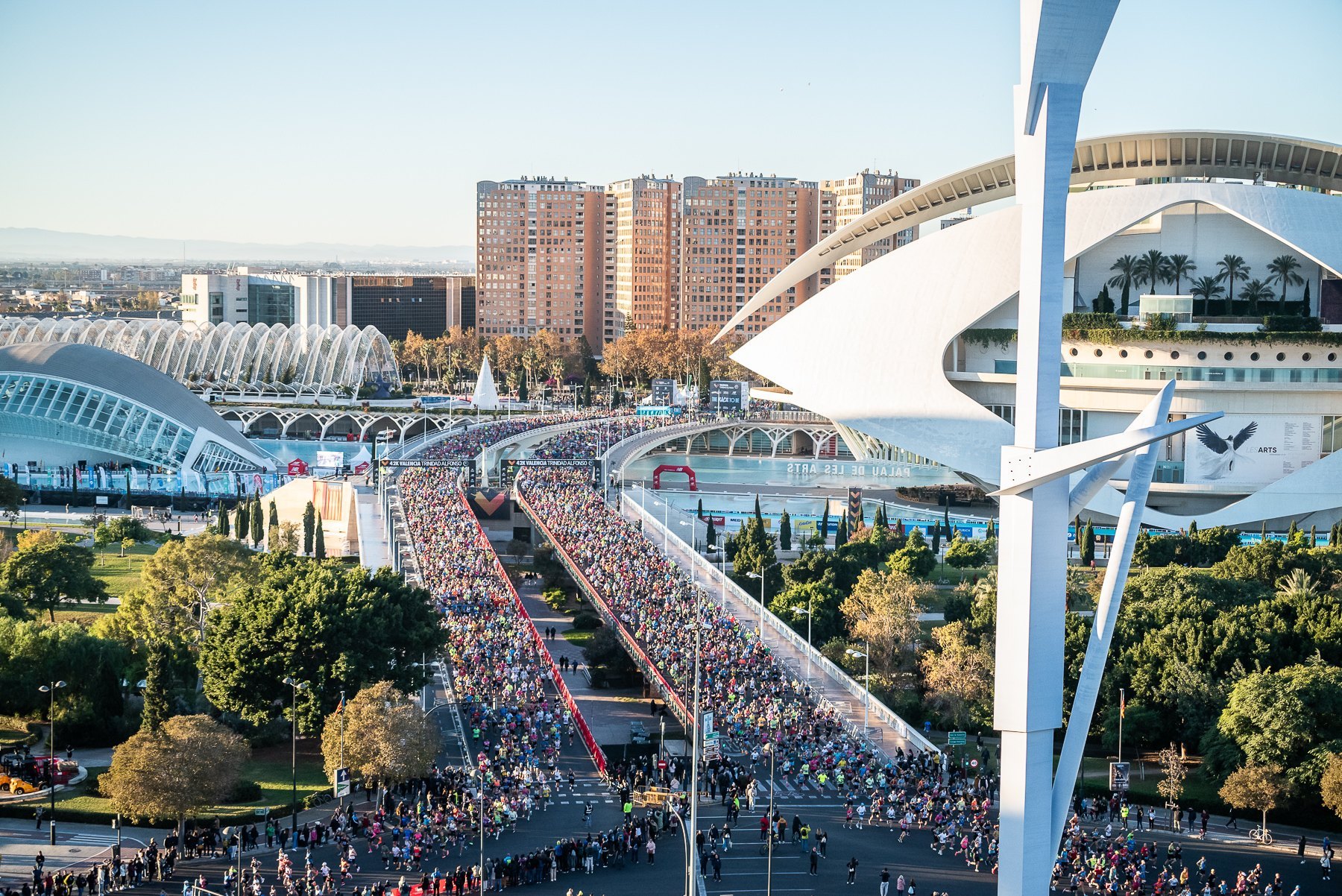 Salida maraton de valencia, recorrido