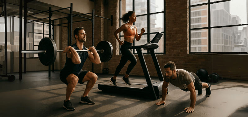 Entrenamiento, híbrido, fuerza, potencia