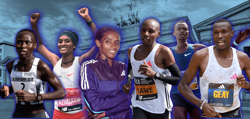 Los mejores corredores élite del Maratón de Berlín 2025