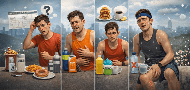 Nutrición e hidratación en maratón: errores comunes y estrategia 3C para correr con energía estable, sin sorpresas digestivas y máximo rendimiento el día clave.